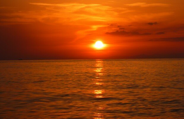 Tramonto di fuoco