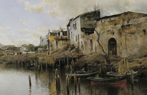 Emilio Sánchez Perrier (1855-1907) - Triana (1889) - Sevilla Bellas Artes